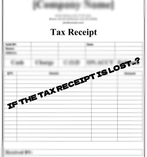 The Revenue Authorities have taken Action to Provide Information to those who have lost their Building Tax Receipts
