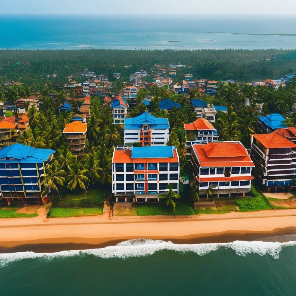 CRZ - Prohibition of construction up to 500 meters from the high tide line : There should be no more than two storey building