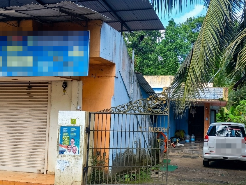 Land with Commercial Building and House for Sale near Cochin Airport, Ernakulam 