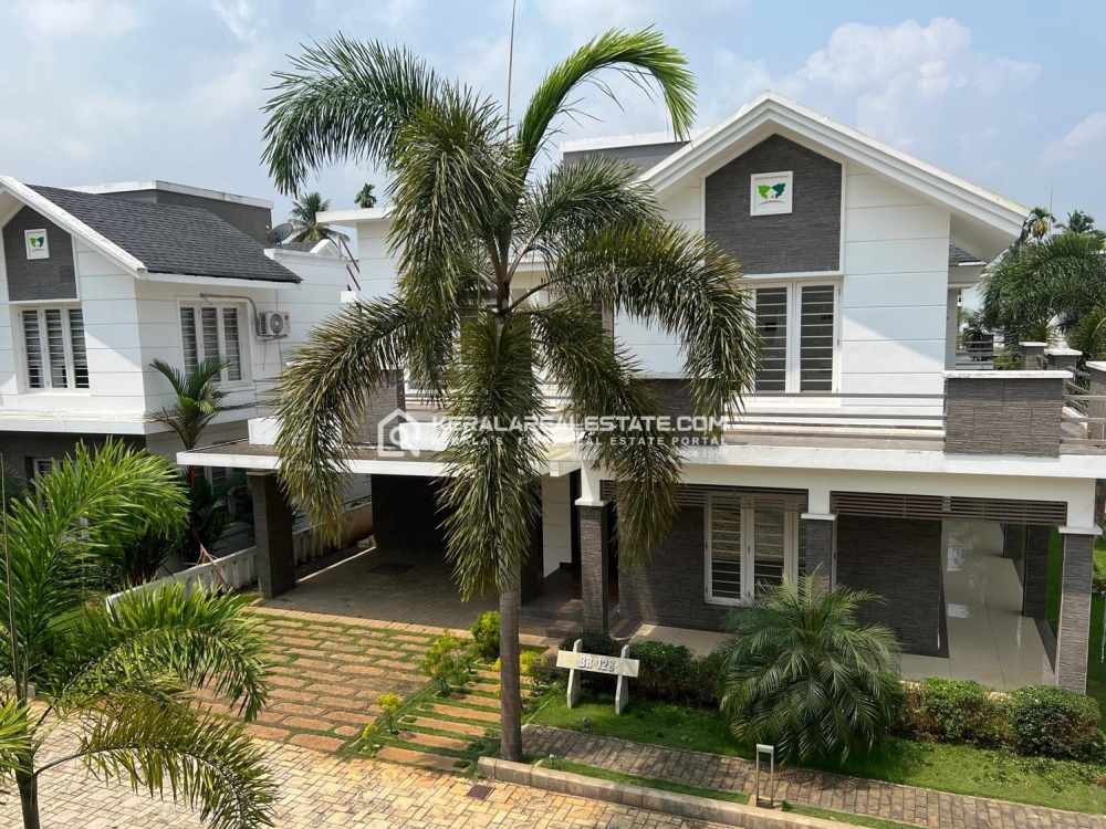 Waterfront Luxury Villa for Sale in Thadikkakkadavu, Aluva, Ernakulam 