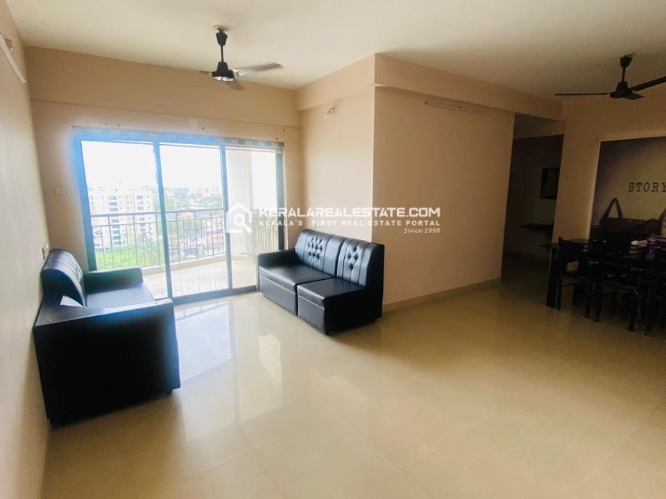 Semi Furnished Apartment  / Flat For Sale in Kaloor, Ernakulam 