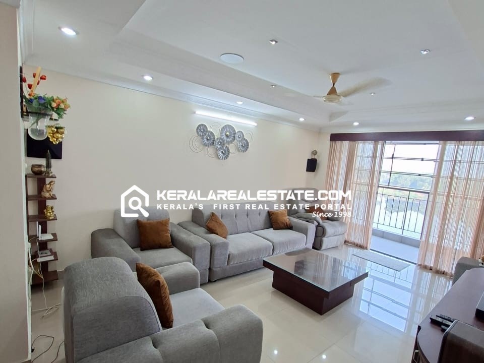FULLY FURNISHED WATERFRONT FLAT FOR SALE IN ALUVA, ERNAKULAM